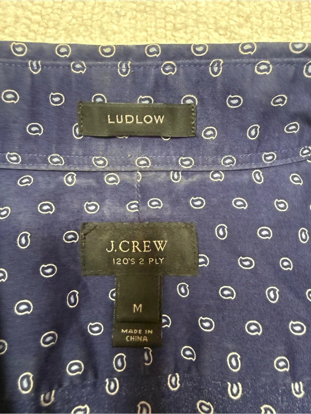 J.CREW Ludlow 120s 2-ply Dress Shirt Size Medium